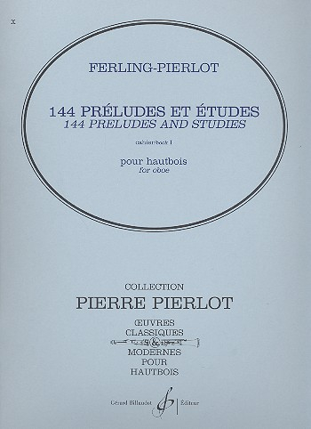 144 préludes et études vol.1 pour hautbois ou saxophone