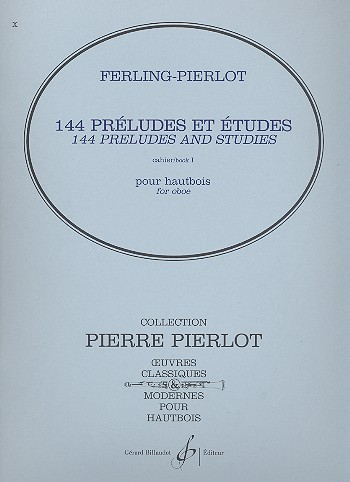 144 préludes et études vol.1 pour hautbois ou saxophone