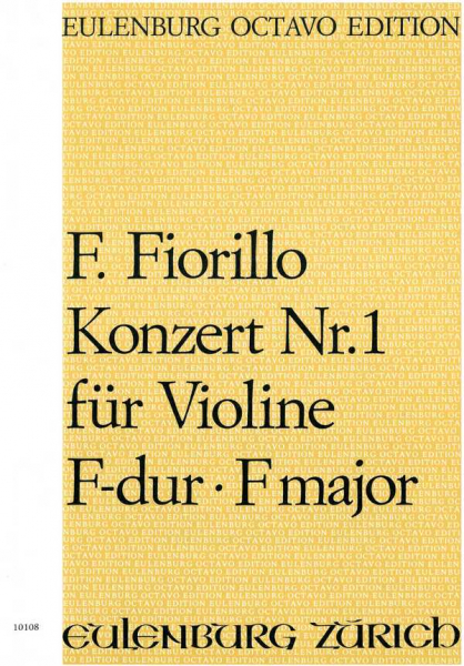 Konzert F-Dur Nr.1 für Violine und Orchester
