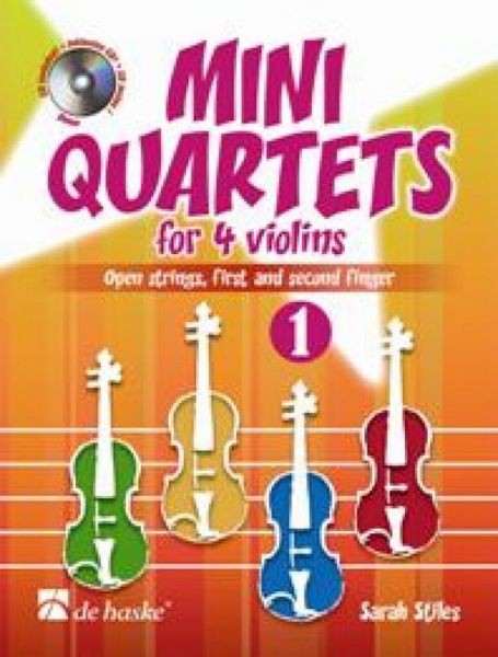 Mini Quartets Band 1 (+CD) für 4 Violinen