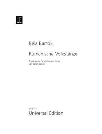 Rumänische Volkstänze für Violine und Klavier