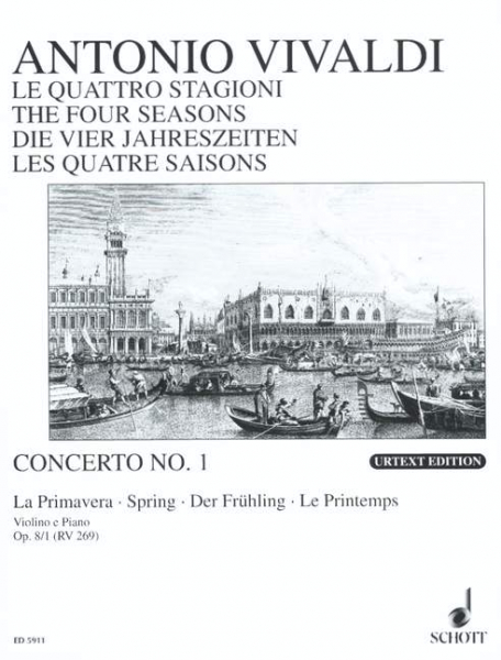 Le quattro stagioni op.8,1 RV269 für Violine und Klavier