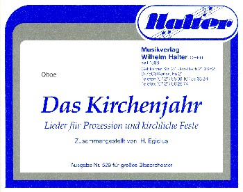 Das Kirchenjahr für Blasorchester