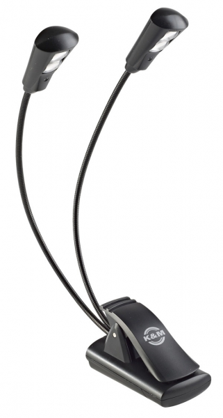 Notenpultleuchte K&amp;M 12244 Double 2 LED FlexLight