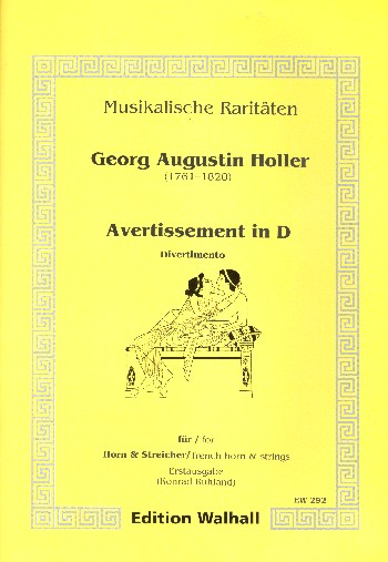 Avertissement D-Dur für Horn und Streichorchester
