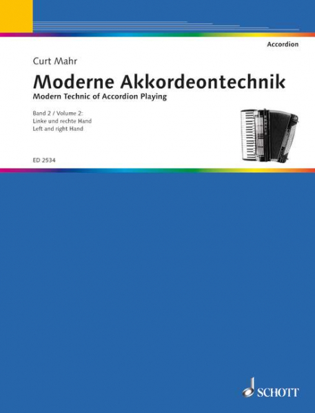 Moderne Akkordeontechnik Band 2 für Akkordeon