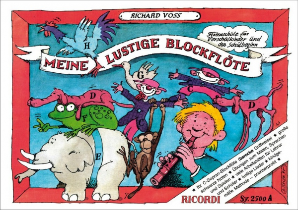 Schule für Sopranblockflöte Meine lustige Blockflöte 1 (barock)