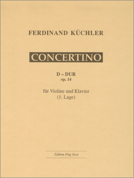 Concertino D-Dur op.14 für Violine und Klavier