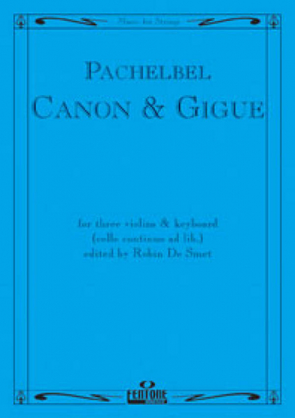 Canon and Gigue for 3 violins and cembalo