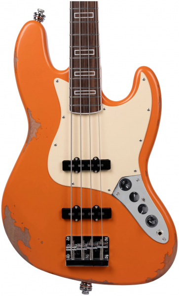 E-Bass Henry's Lizard DB-04 Dragon - Orange Relic