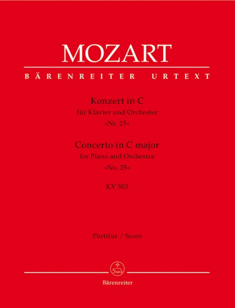 Konzert C-Dur KV503 für Klavier und Orchester