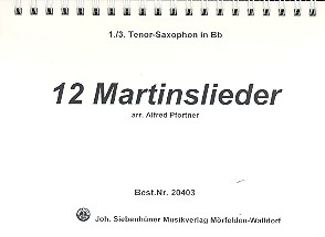12 Martinslieder für Bläser