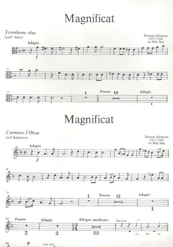 Magnificat für Soli, Chor und Orchester