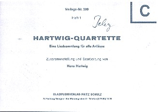 Hartwig-Quartette Band 1 3. Stimme in Es (Waldhorn in Es, Althorn in Es, Altsaxophon)
