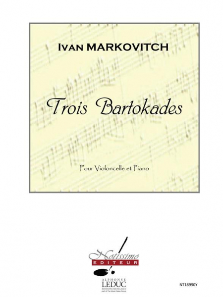 3 Bartokades pour violoncelle et piano