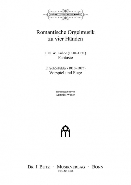 Romantische Orgelmusik für Orgel zu 4 Händen