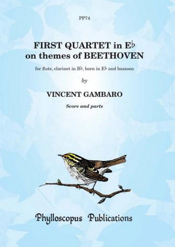 Quartet no.1 in E Flat Major on Themes of Beethoven for flute, clarinet, horn in Eb and bassoon