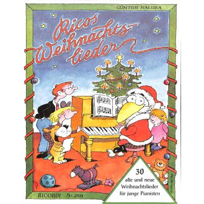 Sammelband für Klavier Ricos Weihnachtslieder