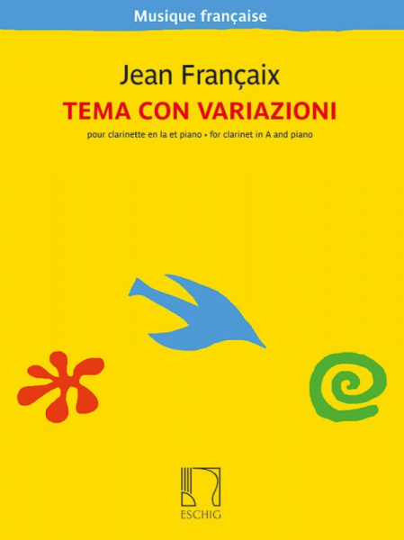 Tema con variazioni pour clarinette en la et piano