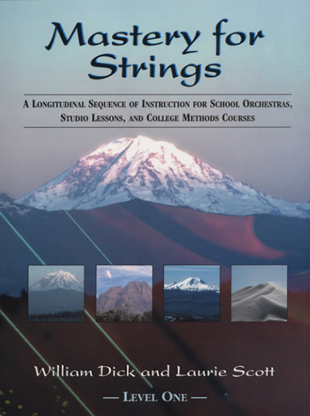 Mastery for Strings Level 1 for school orchestras, studio lesson