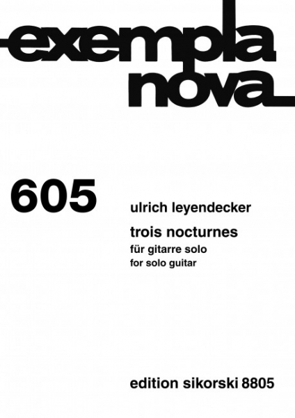 3 Nocturnes für Gitarre