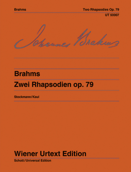 2 Rhapsodien op.79 für Klavier