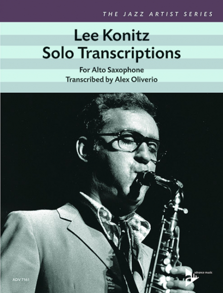 Spielbuch für Saxophon Lee Konitz Solo Transcriptions