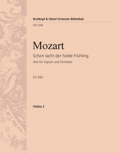 Schon lacht der holde Frühling KV580 für Sopran, Klarinette und Orchester