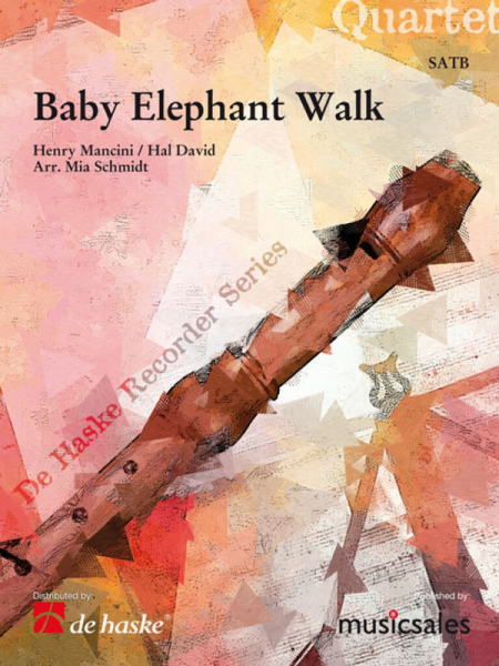 Baby Elephant Walk for 4 recorders (SATB)