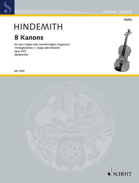 Schulwerk für Instrumental-Zusammenspiel op. 44/2 für 2 Geigen oder 2-stimmigen Geigenchor mit begle