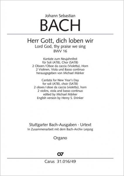 Herr Gott, dich loben wir Kantate Nr.16 BWV16