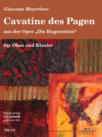 Cavatine des Pagen aus Die Hugenotten für Oboe und Klavier