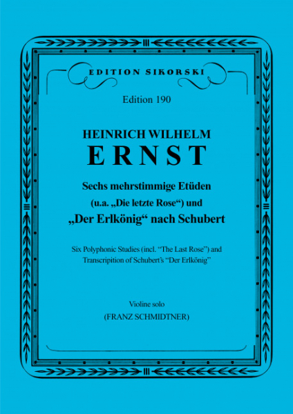 6 mehrstimmige Etüden für Violine solo