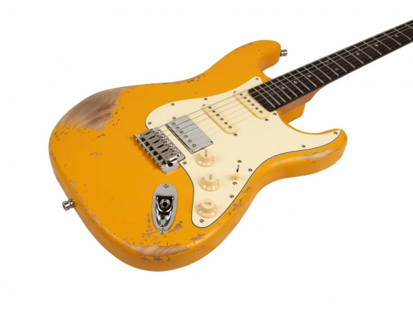E- Gitarre Henry's Snake ST-1 Relic - Viper-Yellow RETOURE