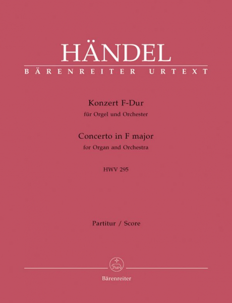 Konzert F-Dur HWV295 für Orgel und Orchester
