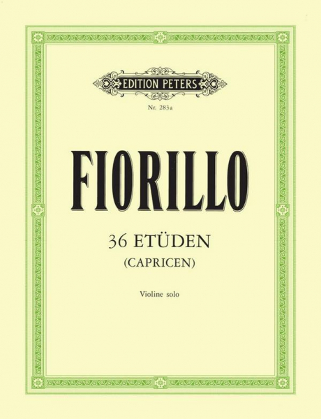 Etüden für Violine 36 Etüden (Capricen)