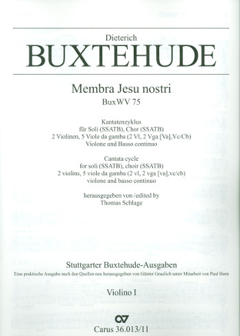 Membra Jesu nostri BuxWV75 für Soli, Chor und Orchester