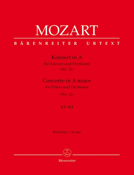 Konzert A-Dur KV414 für Klavier und Orchester