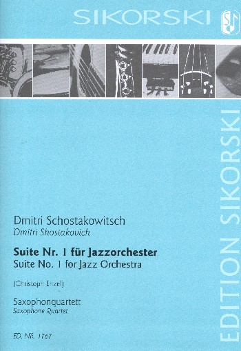 Suite Nr.1 für Jazzorchester für 4 Saxophone (SATBar)