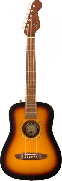 Westerngitarre Fender Redondo Mini Sunburst