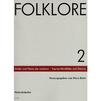 Spielpartitur Folklore Bd. 2