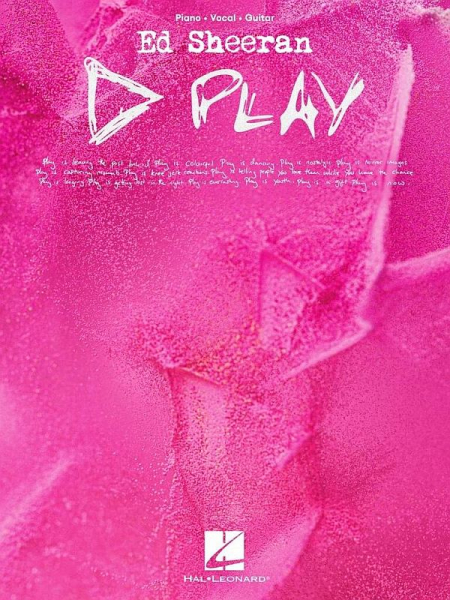 Ed Sheeran: Play for piano/vocal/guitar