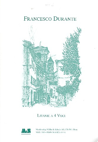 Litanie à 4 voci für 4 Singstimmen (SATB) und Streicher