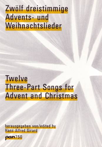 12 dreistimmige Advents- und Weihnachtslieder für