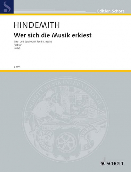 Wer sich die Musik erkiest für gemischten Chor (SABar) oder Kinderchor (SMezA) mit Streichquartet