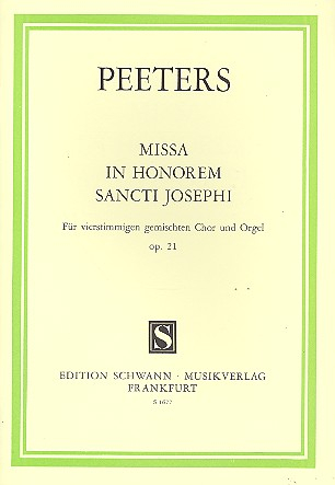 Klavierauszug Missa in honorem Sancti Josephi