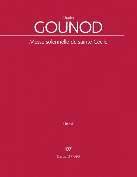 Messe solennelle de Sainte Cécile für Soli, gem Chor und Orchester