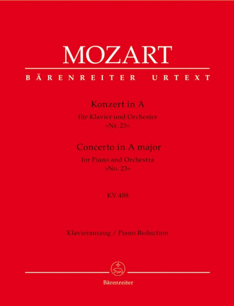 Konzert A-Dur KV488 für Klavier und Orchester für 2 Klaviere