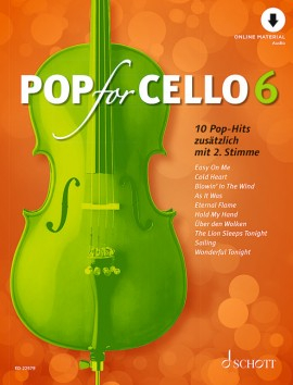 Schott Music Gmbh & Co.kg Spielband Für Cello Pop For Cello 6