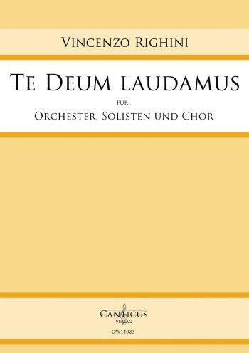 Te Deum laudamus für Soli, gem Chor und Orchester